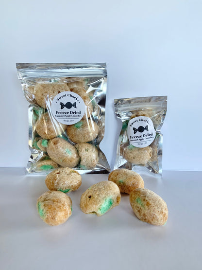 Freeze Dried Caramel Apple Crunches 🍏🍬