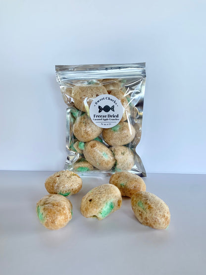 Freeze Dried Caramel Apple Crunches 🍏🍬